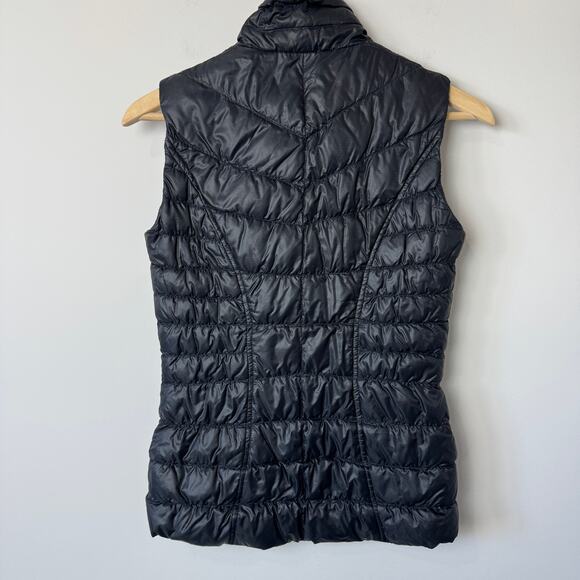 Athleta Black Puffer Vest Goose Down - Picture 6 of 10